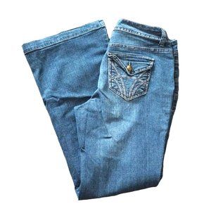 Sonoma Jeans Womens Size 6 Modern Flare Life‎ + Style Stretch Blue Denim